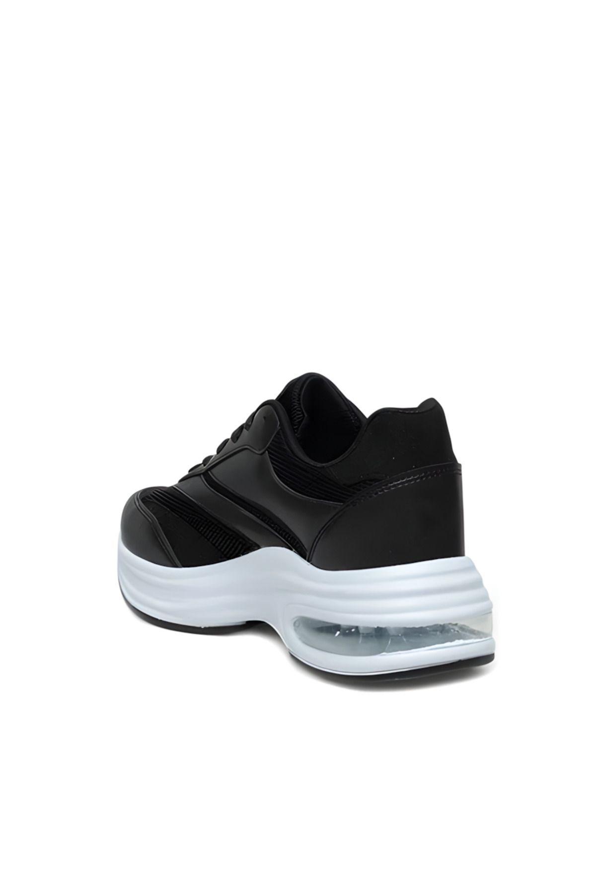 Kadın Siyah Anorak Günlük Rahat konforlu Sneaker Koşu Spor Ayakkabı