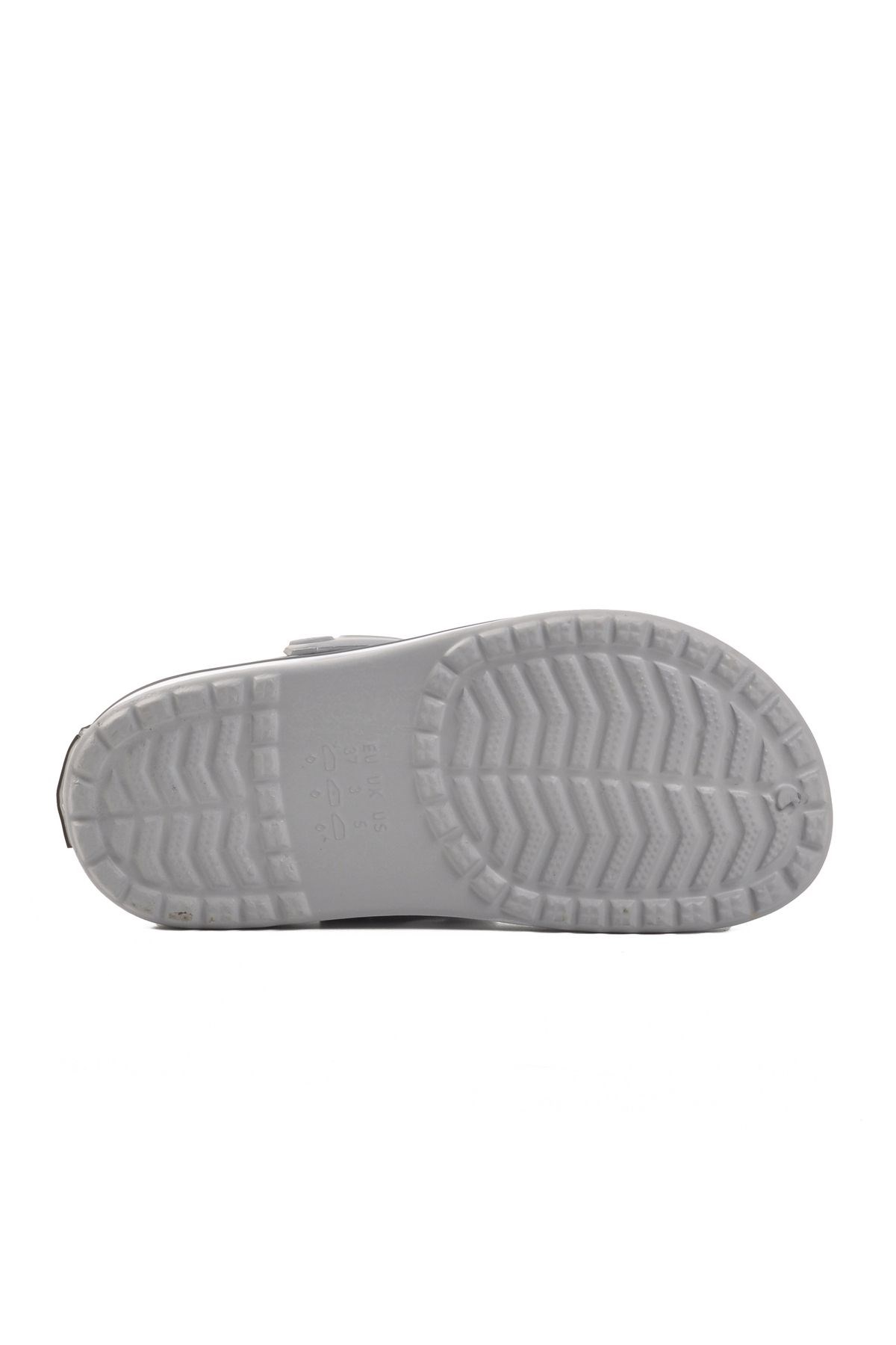 Buz-Gri Anatomik Comfort Ortopedik Günlük Erkek Terlik&Sandalet
