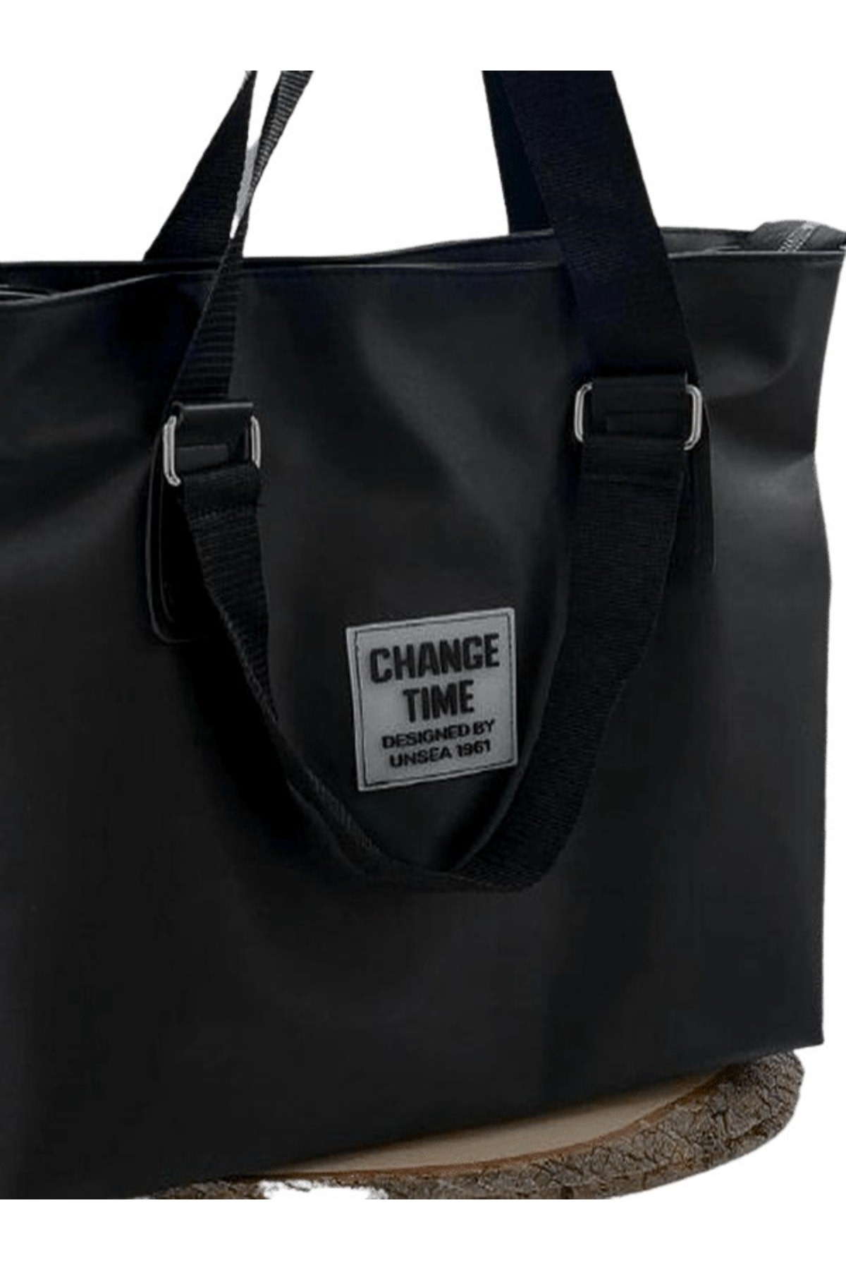 Siyah Günlük El ve Omuz Askılı Shopper Kadın Çanta