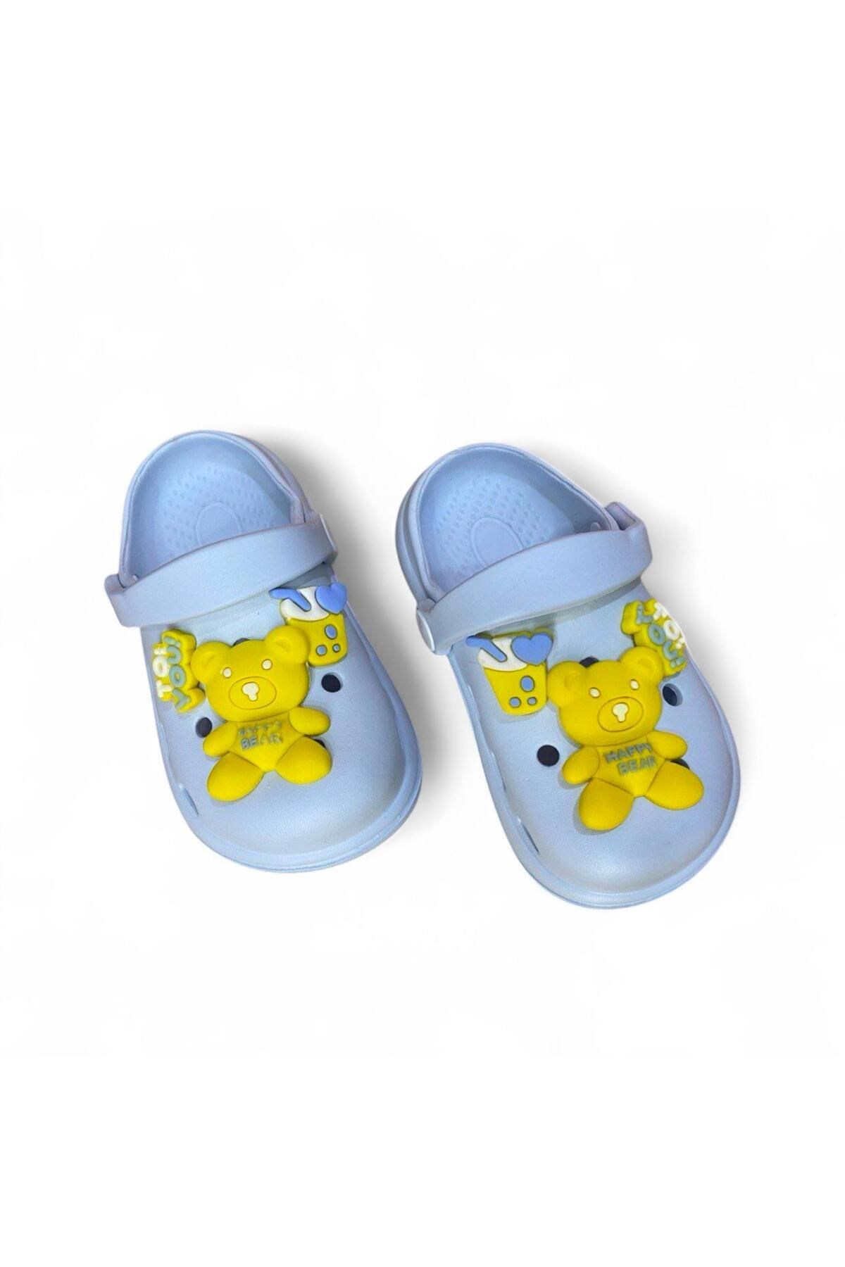 Mavi Ayıcıklı Unisex Çocuk Terlik&Sandalet