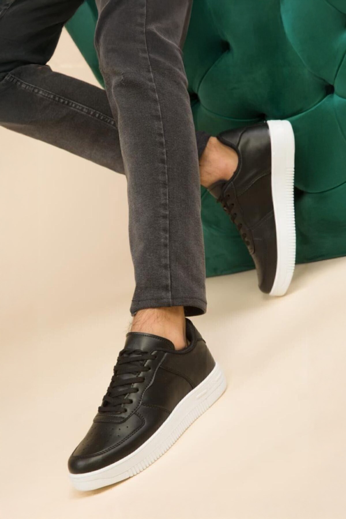 Lifestyle Siyah Unisex Spor Ayakkabı Günlük Sneaker