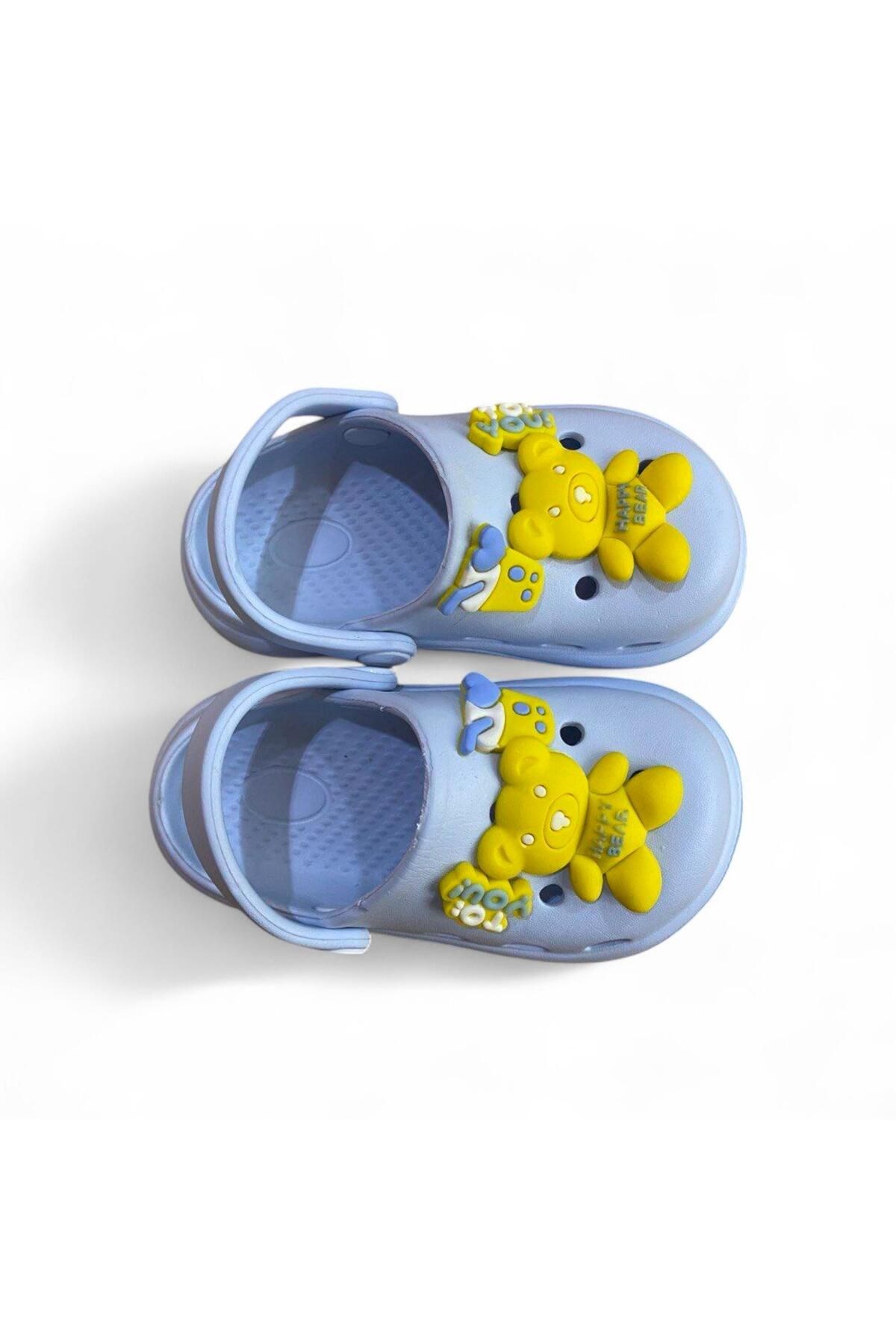 Mavi Ayıcıklı Unisex Çocuk Terlik&Sandalet