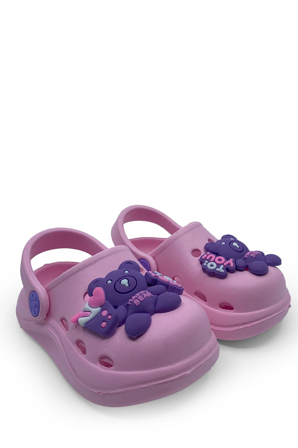 Pembe Ayıcıklı Kız Çocuk Terlik&Sandalet
