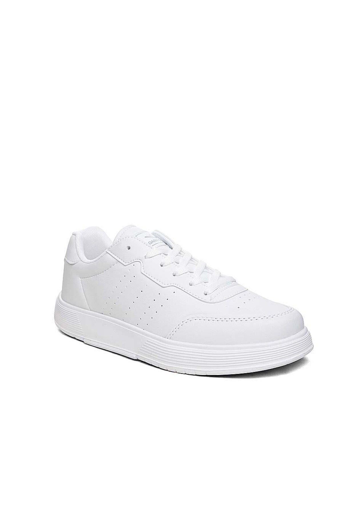 Beyaz Unisex Hafif Taban Günlük Yürüyüş Rahat Sneaker Spor Ayakkabı