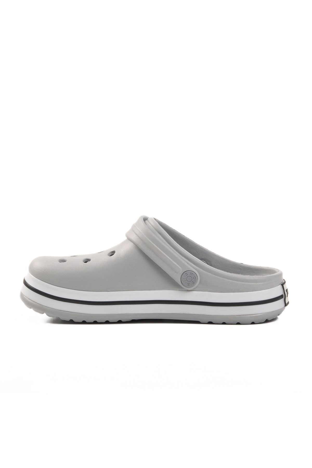Buz-Gri Anatomik Comfort Ortopedik Günlük Erkek Terlik&Sandalet