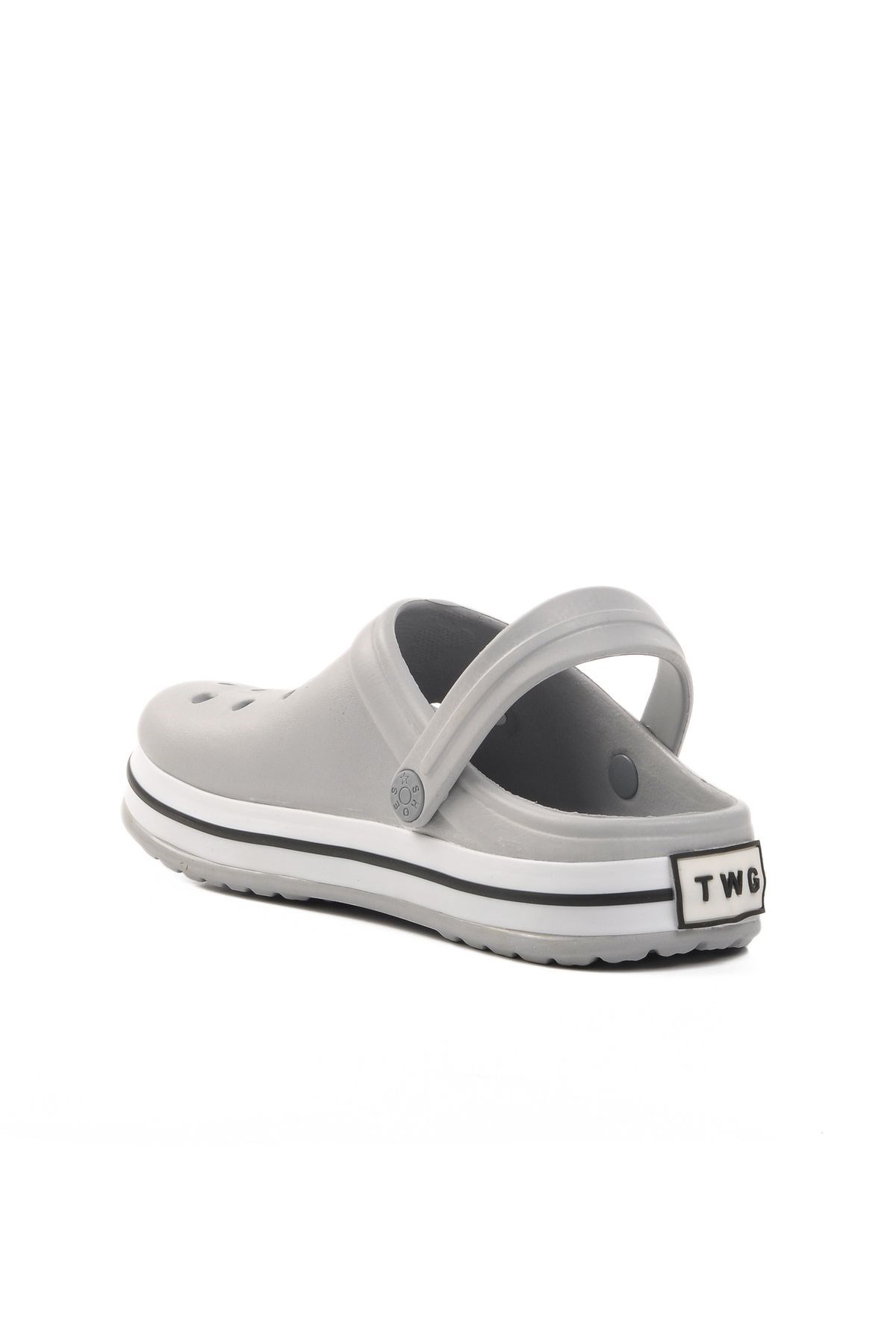 Buz-Gri Anatomik Comfort Ortopedik Günlük Erkek Terlik&Sandalet